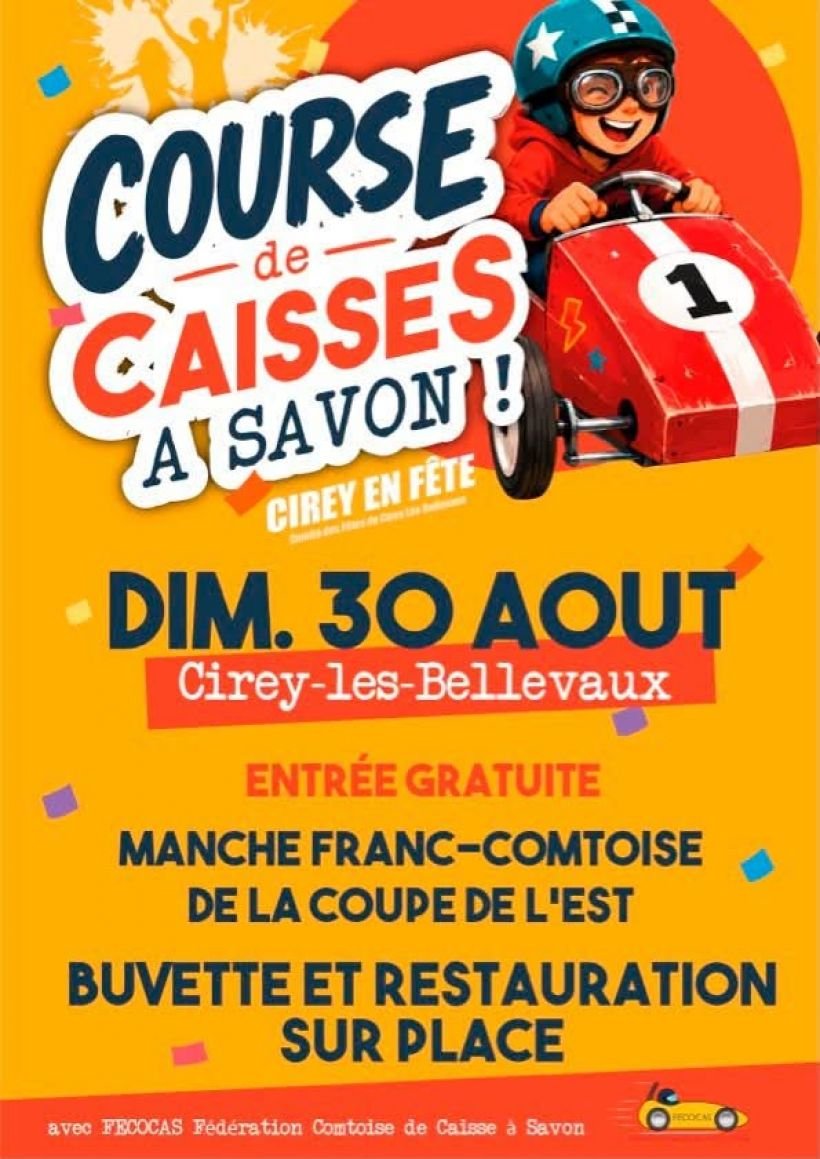 course de caisses � savon