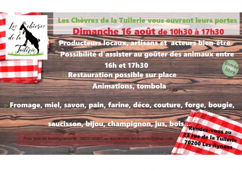 Portes ouvertes aux Ch�vres de la Tuilerie