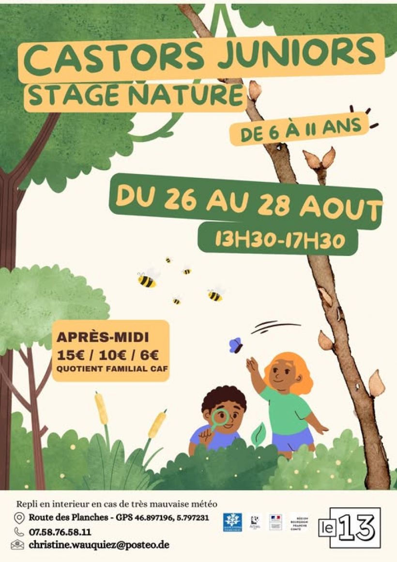 Castors Juniors - Stage nature