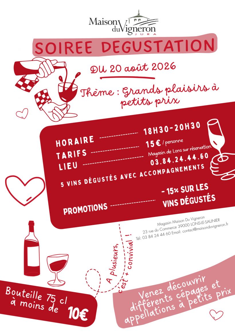 Soir�e d�gustation de vins