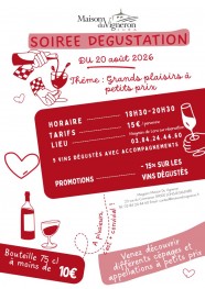 Soir�e d�gustation de vins