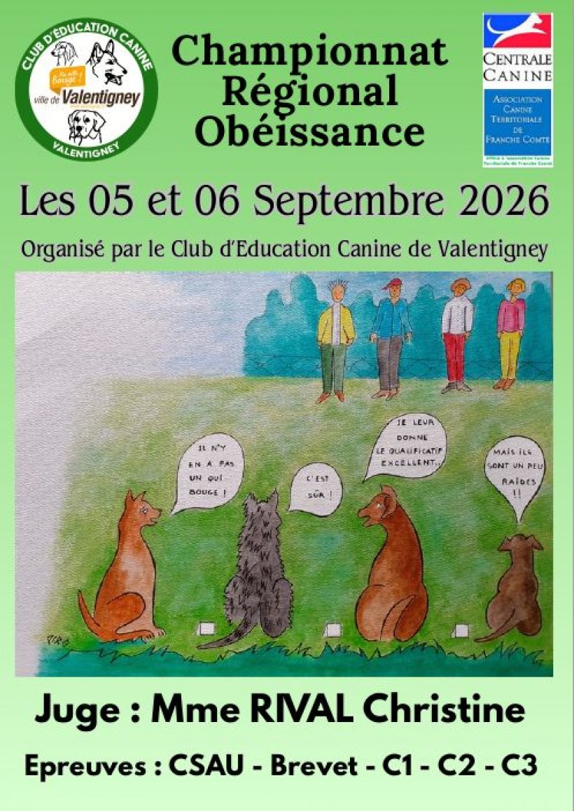 Championnat R�gional d�Ob�issance CANINE