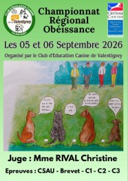 Championnat R�gional d�Ob�issance CANINE