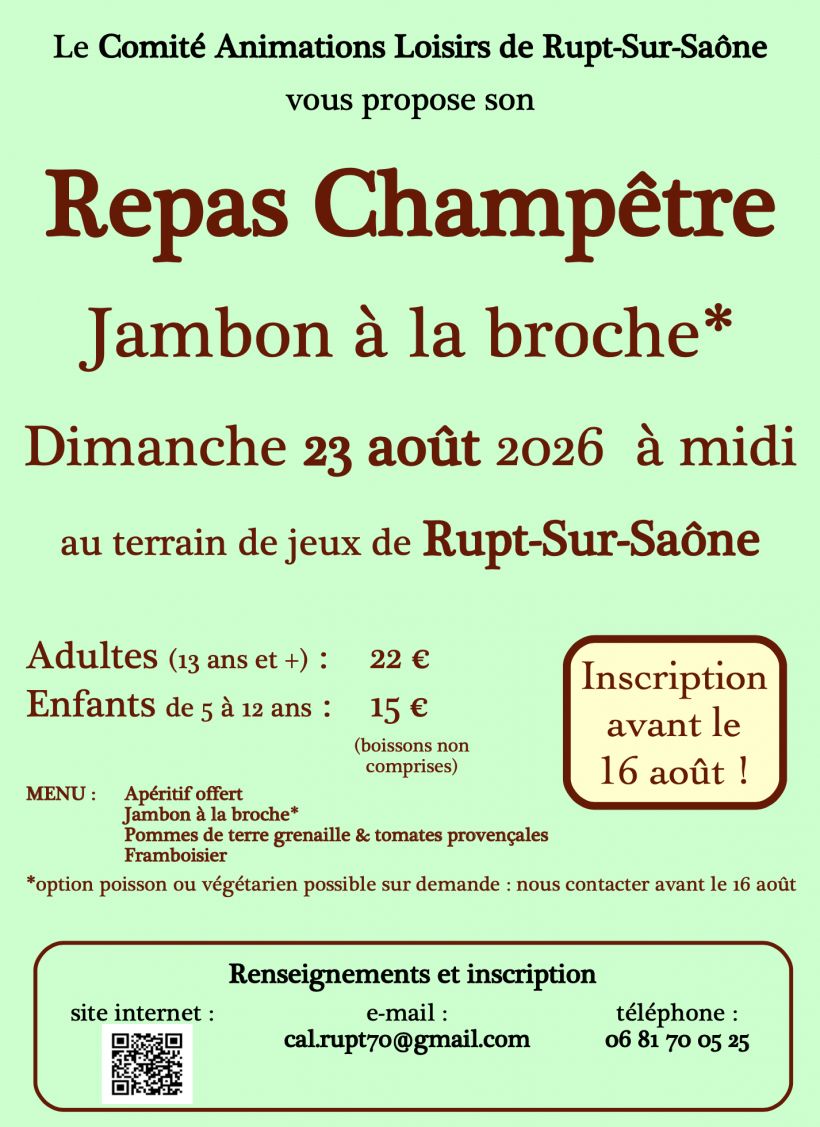 REPAS CHAMP�TRE