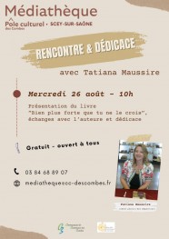 Rencontre et D�dicace avec Tatiana Maussire