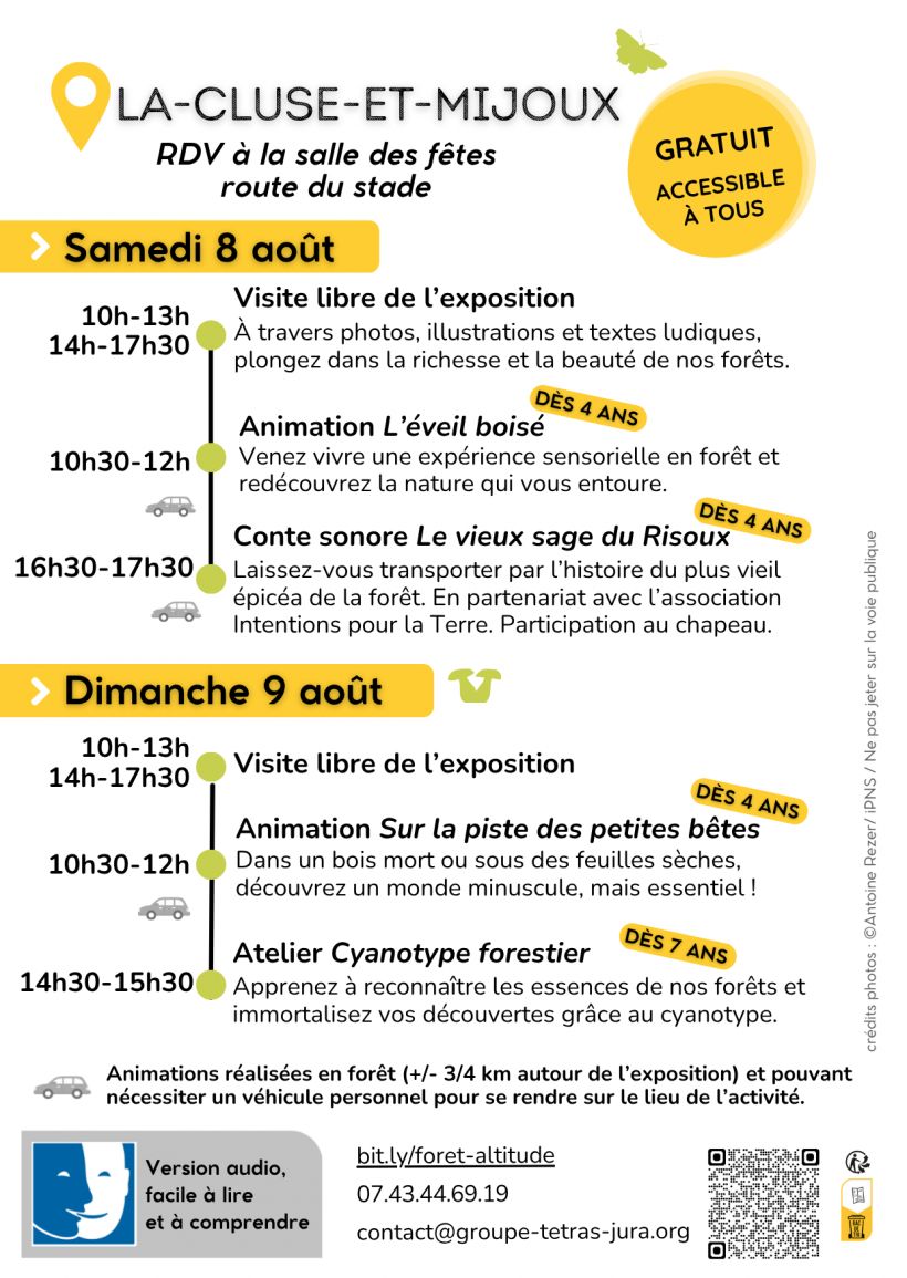 Les for�ts d'altitude, des for�ts de liens