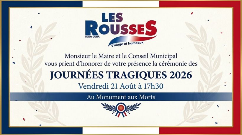 C�r�monie des Journ�es Tragiques