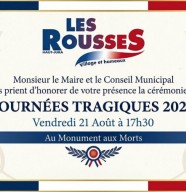 C�r�monie des Journ�es Tragiques