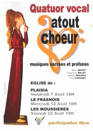 Quator vocal atout choeur