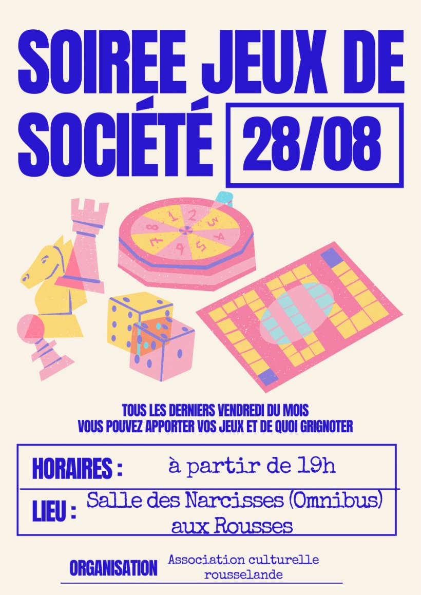 Soir�e jeux de soci�t�