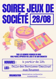 Soir�e jeux de soci�t�