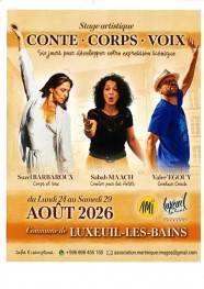 Stage artistique : Conte, corps, voix
