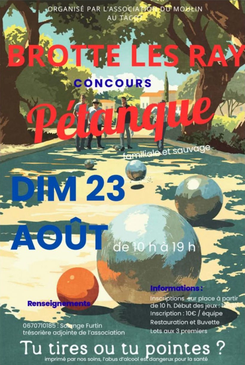 Concours de p�tanque sauvage