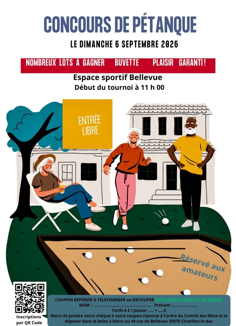 Tournoi de p�tanque