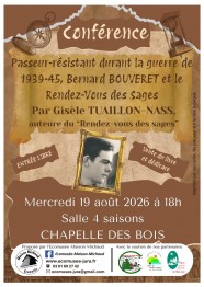 Conf�rence : Bernard BOUVERET, passeur-r�sistant