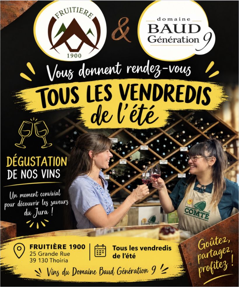 D�gustation vins du Jura & fromages