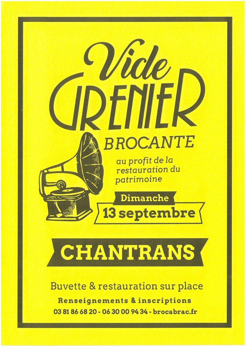 Vide grenier - Brocante