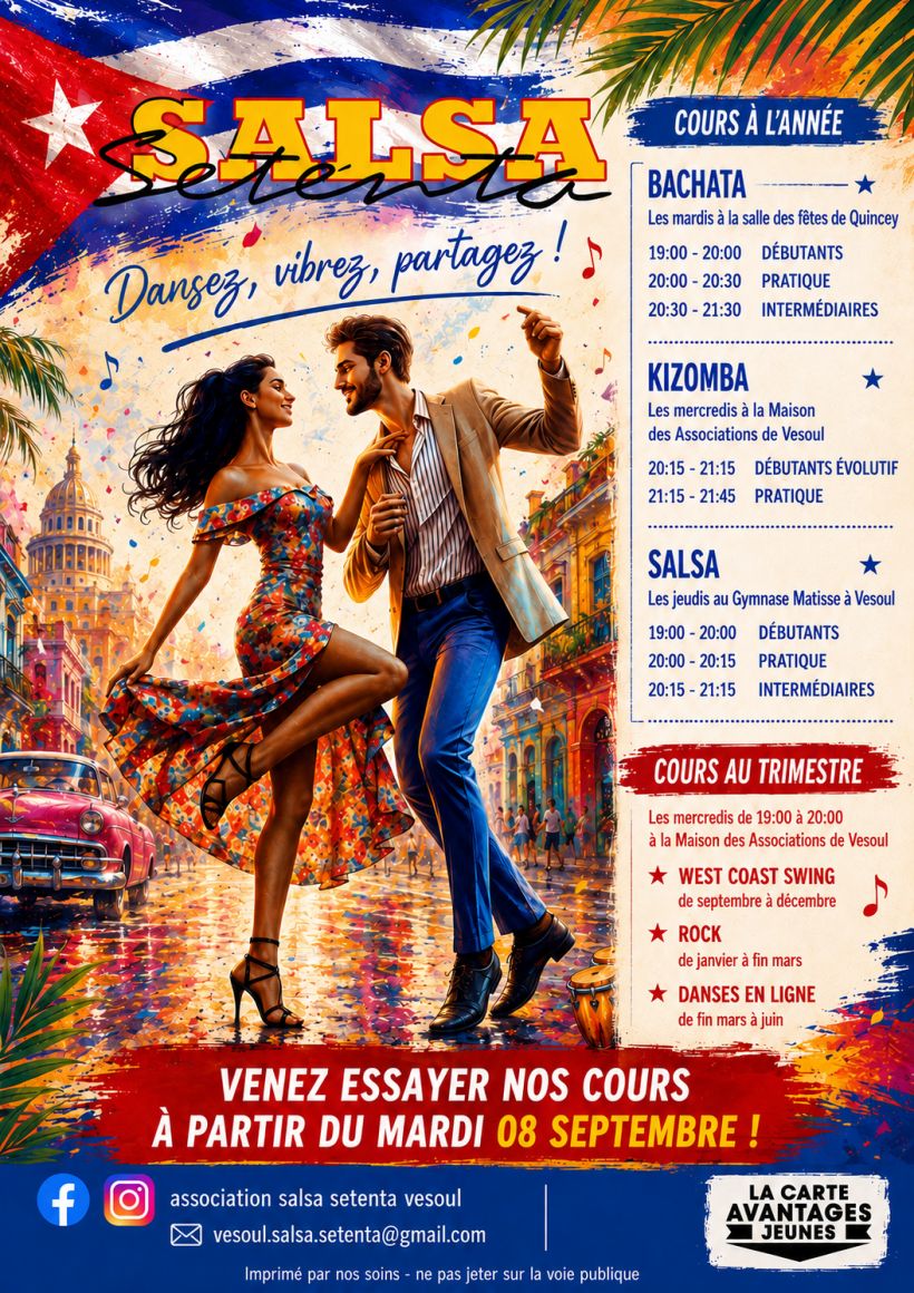 Cours de danses