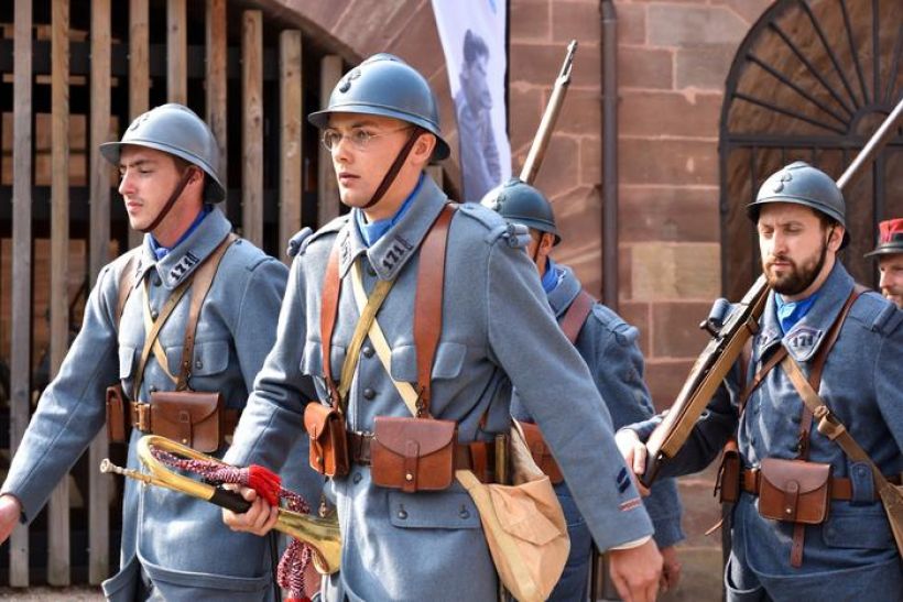 110e anniversaire de la bataille de Verdun et du casque Adrian