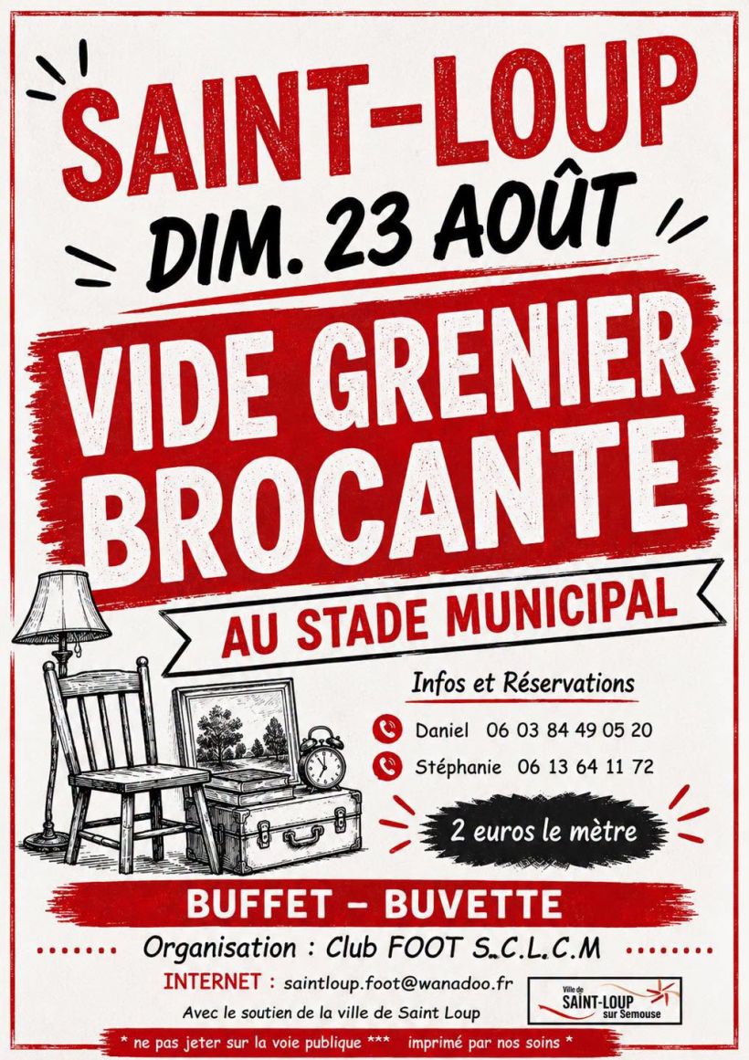 VIDE GRENIER BROCANTE