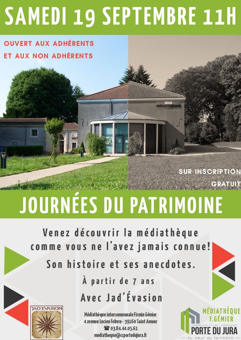 Journ�es du patrimoine � la m�diath�que