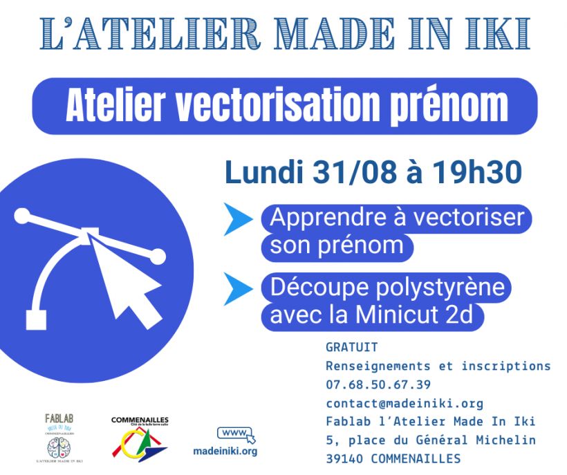Atelier vectorisation pr�nom