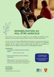 Atelier : Sensibilisation au mal-�tre agricole