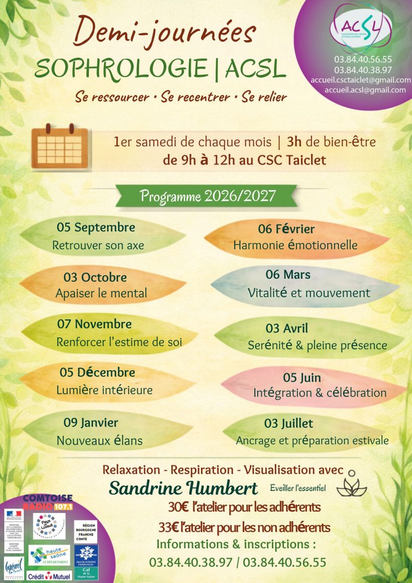 Demi-journ�es Sophrologie