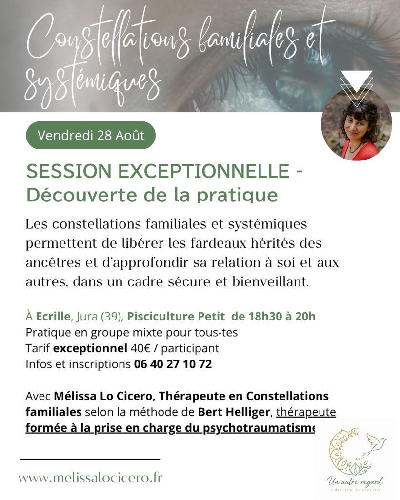 Atelier D�couverte Constellations familiales et syst�miques 