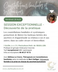 Atelier D�couverte Constellations familiales et syst�miques 