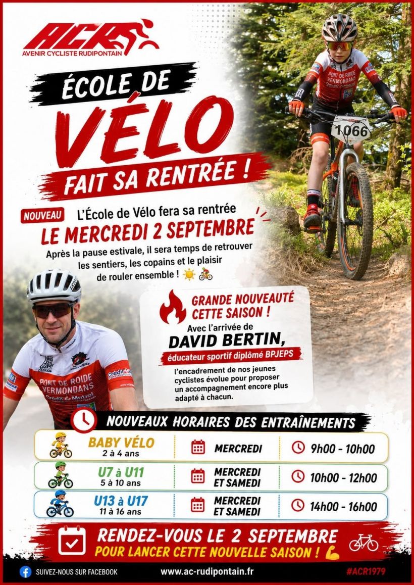 Rentr�e de l'�cole de v�lo