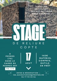 Stage de reliure copte