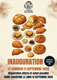 Inauguration de la boulangerie Le fournil de Loulou
