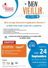 Ateliers Bien vieillir chez vous !