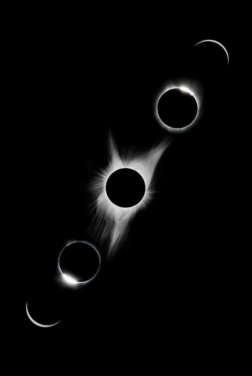 Observation de l'�clipse
