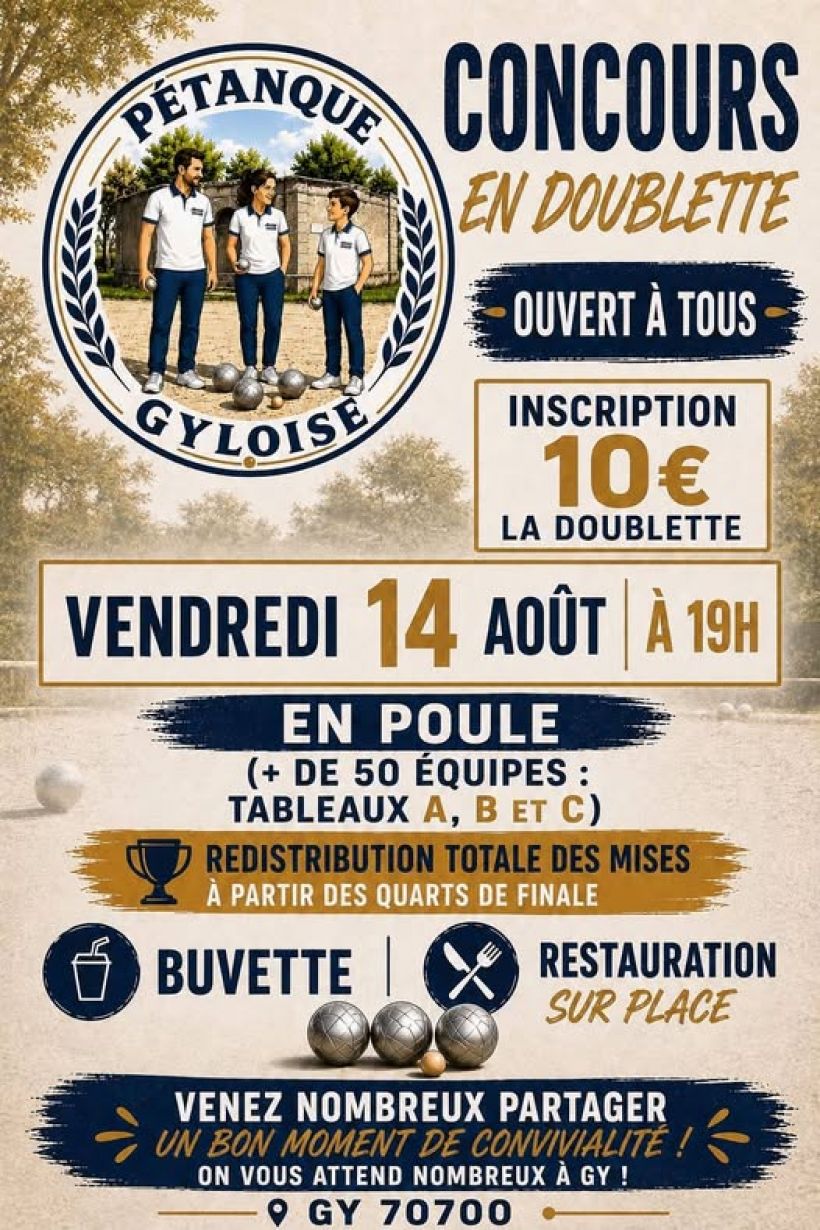 Concours de p�tanque