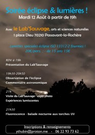 Soir�e �clipse et lumi�re