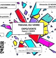 Exposition-vente travail du verre