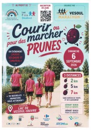 Courir ou marcher pour des Prunes