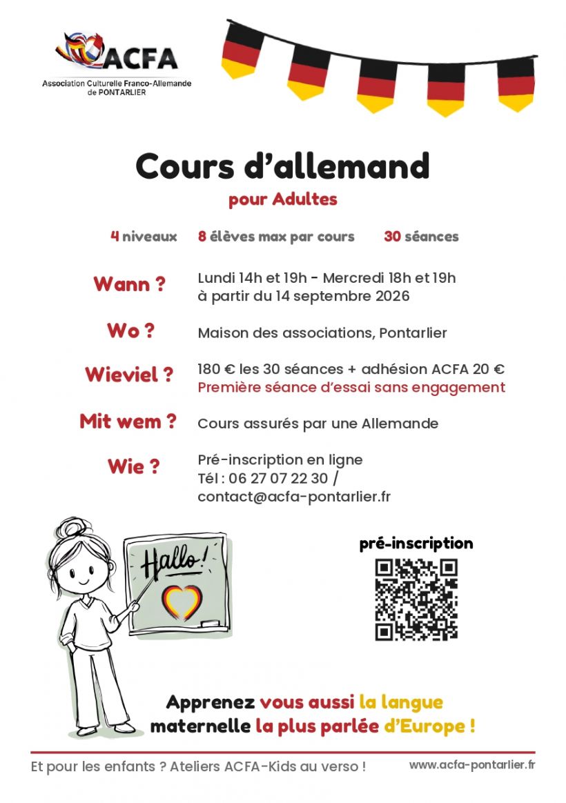 Cours d'allemand