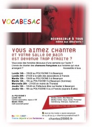Portes ouvertes : VOCABESAC