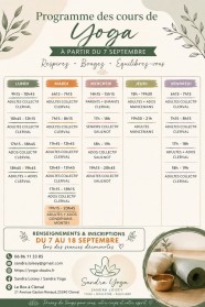 Cours de yoga