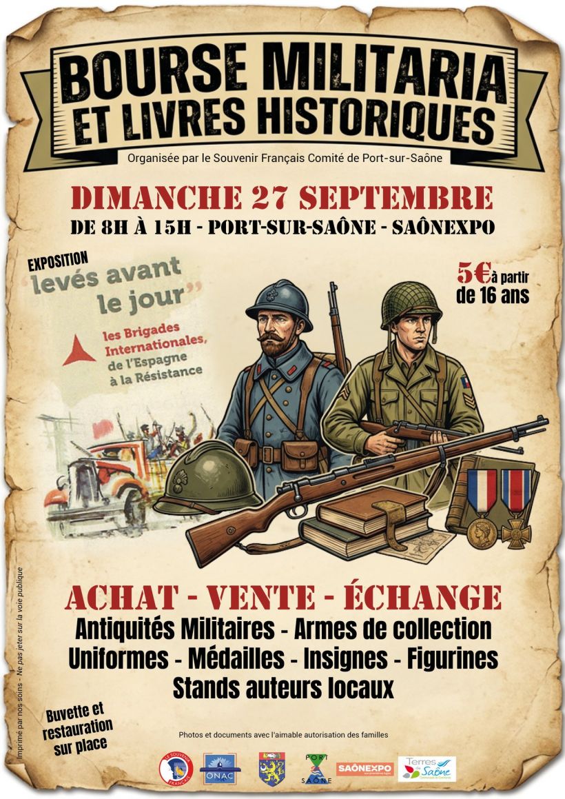 Bourse militaria et livres historiques