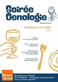 Soir�e oenologie
