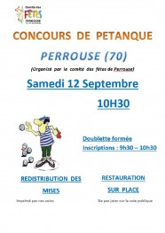 Concours de p�tanque