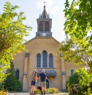 Visite de l'abbaye de la Gr�ce Dieu