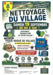Nettoyage du village, pique-nique et activit�s