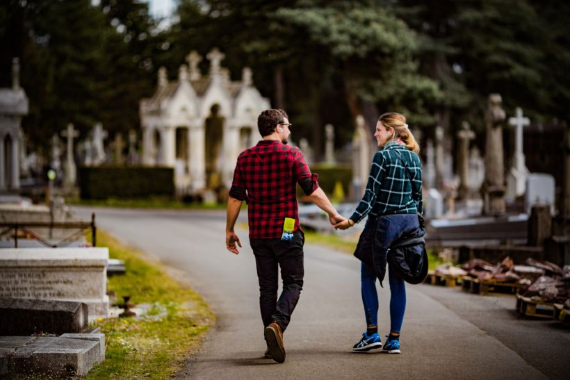 Déambulation singulière au coeur du cimetière