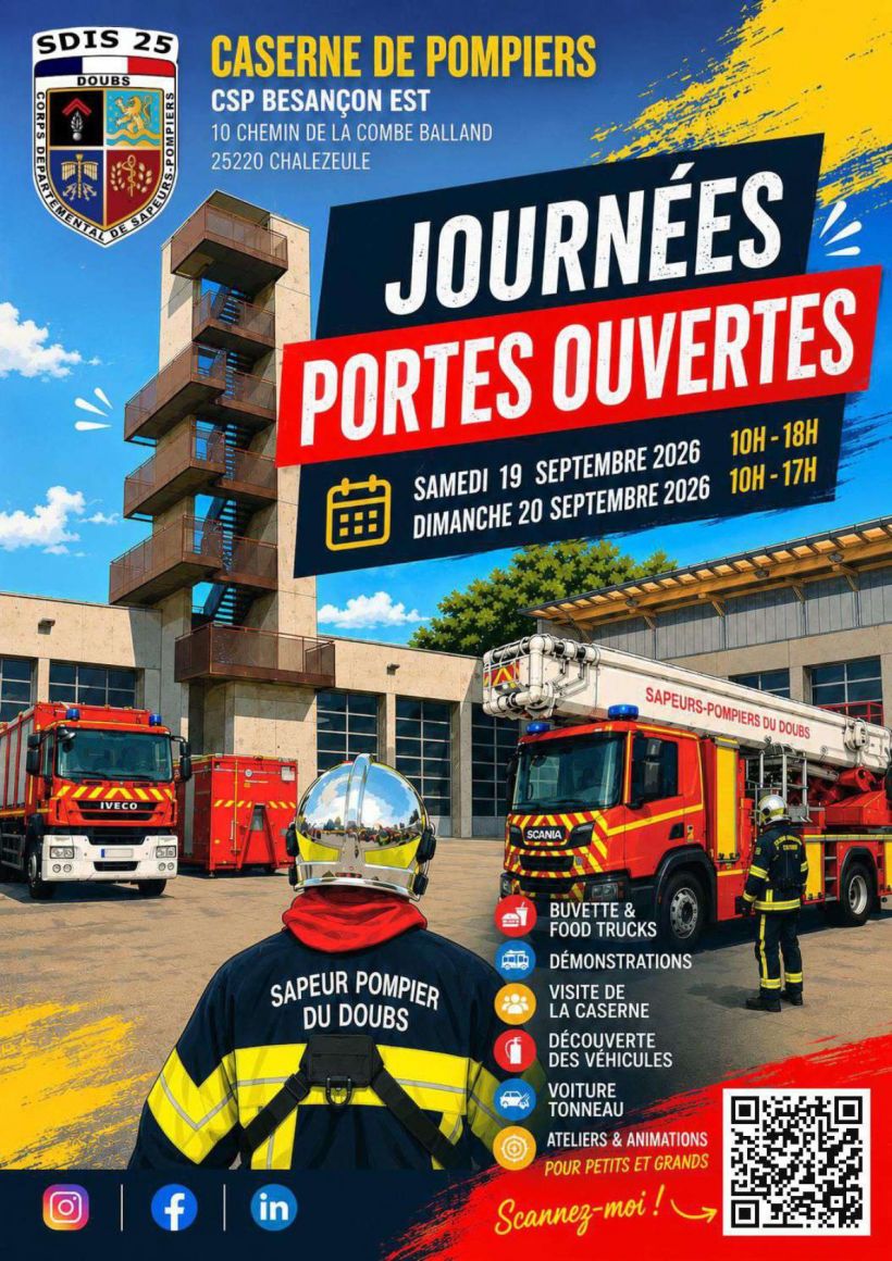 Portes ouvertes � la caserne de pompiers