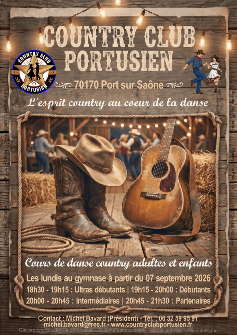 Cours de danse country